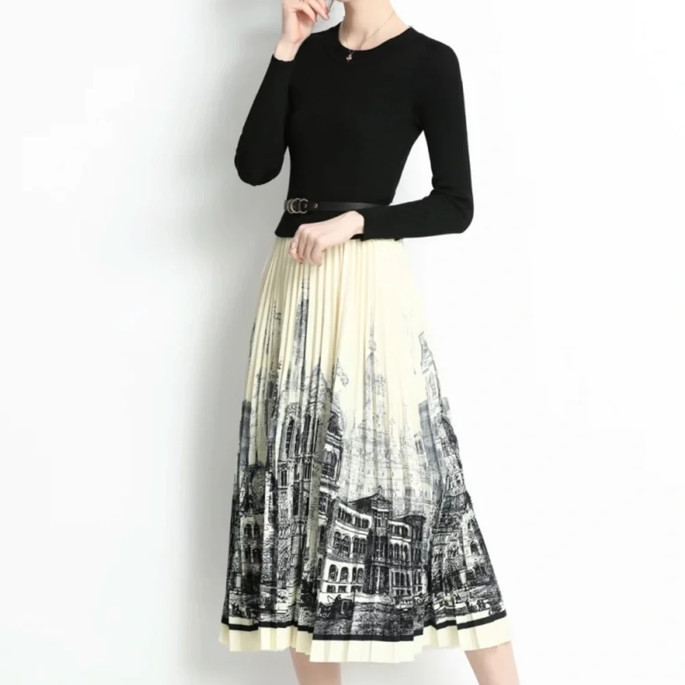 ❤️ The KIMORA full European Cityscape Dress - Picture 4 of 15